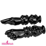 10.43in 12in Big Black Fantasy Spiked Fist Hands Dildo For Vagina Sex - Dildos Hub