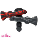 7.48in Silicone Soft Mixed Color Dog Cock Dildo For Anal Vaginal Sex Toy - Dildos Hub