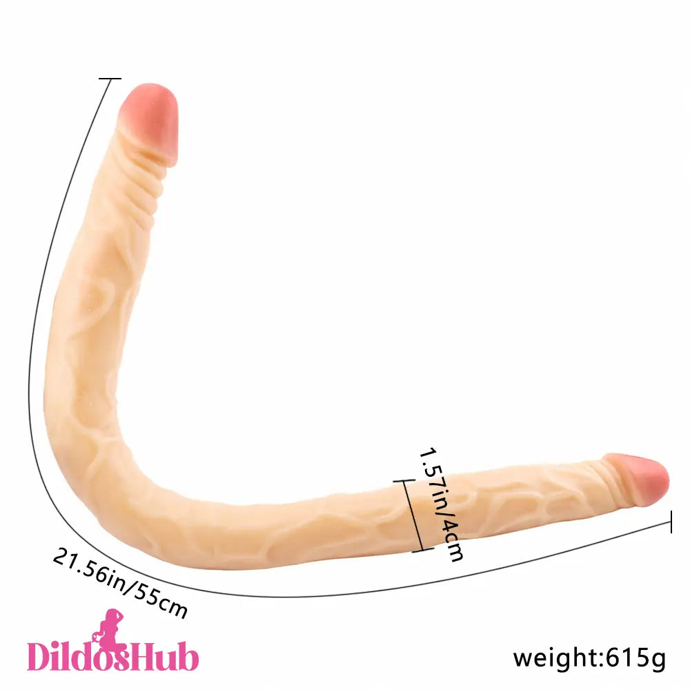 21.56in Big Long Dual Penetration Dildo Sex Toy For Women Men Gay - Dildos Hub