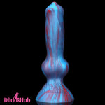 3.81in Mini Soft Silicone Lifelike Animal Dog Knotted Dildo For Beginners - Dildos Hub