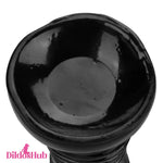 7.08in Fantasy Black Spiked Thick Dildo For Anus Vagina G-spot Simulation Dildos Hub