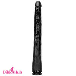 18.11in 22.83in Big Long Black Dildo Huge Penis BDSM Love Orgasm - Dildos Hub