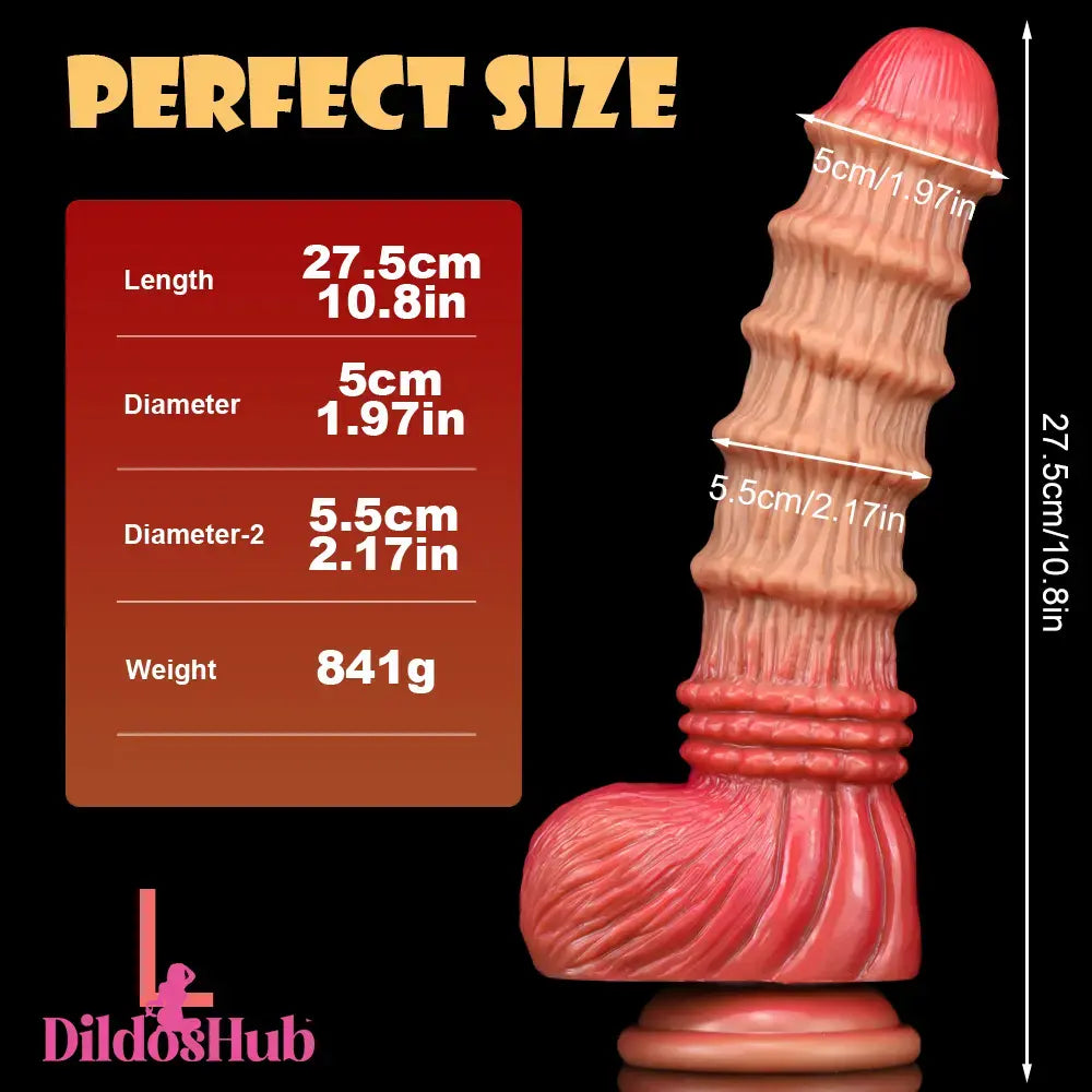 8.98in 9.37in 10.8in Fantasy Silicone Soft Big Dildo Adult Anal Sex Toy - Dildos Hub