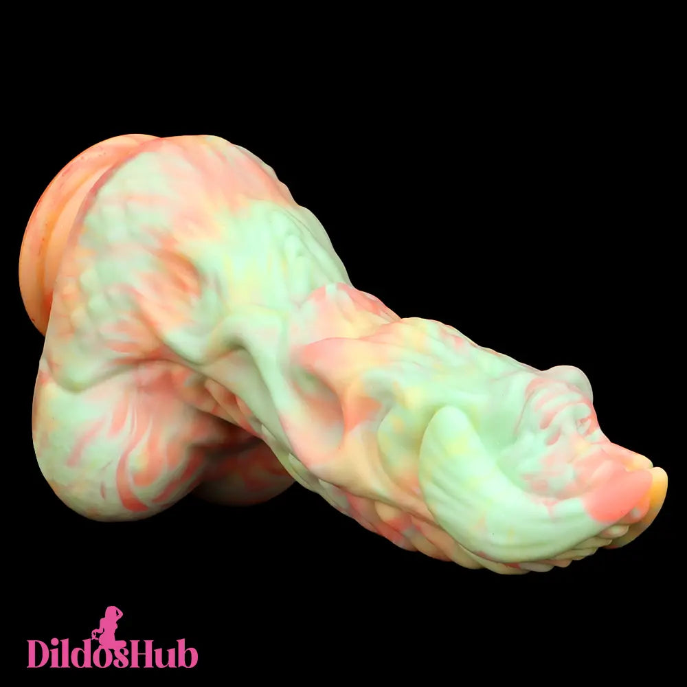 9.44in Fantasy Big Silicone Soft Mixed Color Dildo For Female Sex Orgasm Dildos Hub