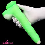 9.84in Big Smart Heating Thrusting Vibrating Remote Automatic Anal Dildo Dildos Hub