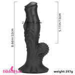 8.66in Kangaroo Animal Silicone Odd Soft Big Dildo For G-Spot Intense - Dildos Hub
