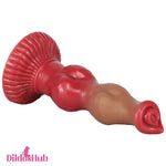 6.69in 7.48in 9.06in Silicone Fantasy Animal Dog Soft Cock Dildo Adult Toy Dildos Hub