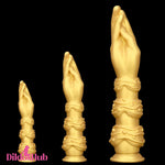7.28in 9.84in 13.38in Premium Silicone Soft Fist Hands Big G Spot Dildo Dildos Hub