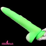 9.84in Big Smart Heating Thrusting Vibrating Remote Automatic Anal Dildo Dildos Hub