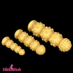 6.7in 9.84in 13.38in Gold Silicone Animal Octopus Big Butt Plug Dildo Dildos Hub