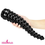 13in Big Long Black Fantasy Dildo For Prostate Massager Sex Toy - Dildos Hub