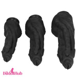 11.41in 12.6in 15in Super Big Silicone Soft Black Fantasy Dildo For Adults Dildos Hub