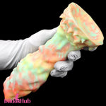 9.44in Fantasy Mixed Color Silicone Soft Big Dildo Sex Toy For Women Sex Dildos Hub
