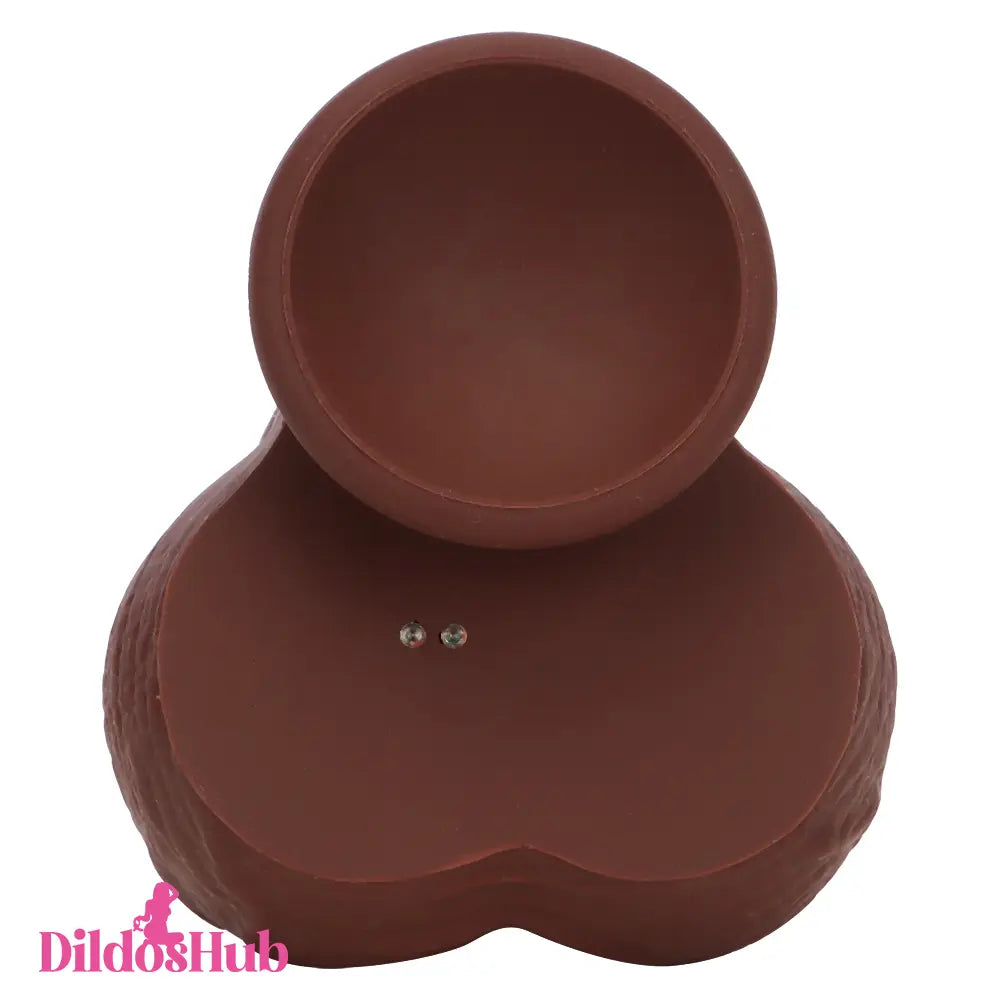 8.85in 3in1 Intelligent Heating Thrusting Vibrating Automatic Ebony Dildo Dildos Hub