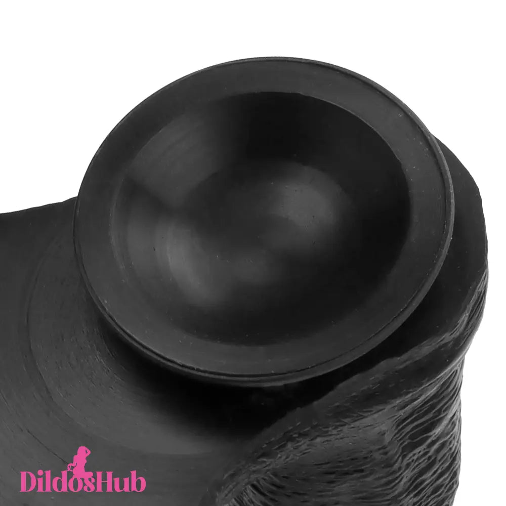 14.76in Extra Long Huge Black Soft Liquid Silicone Horse Real Sex Dildo Dildos Hub
