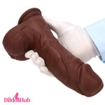 8.85in Intelligent Heating Thrusting Vibrating Automatic Remote Anal Dildo Dildos Hub