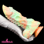 9.44in Fantasy Big Silicone Soft Mixed Color Dildo For Female Sex Orgasm Dildos Hub