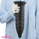 14.37in Odd Long Big Silicone Soft Black Dildo Butt Plug For Love Orgasm Dildos Hub