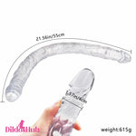 21.56in Big Long Dual Penetration Dildo Sex Toy For Women Men Gay - Dildos Hub