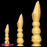 7.28in 9.84in 13.38in Premium Silicone Soft Fist Hands Big G Spot Dildo Dildos Hub