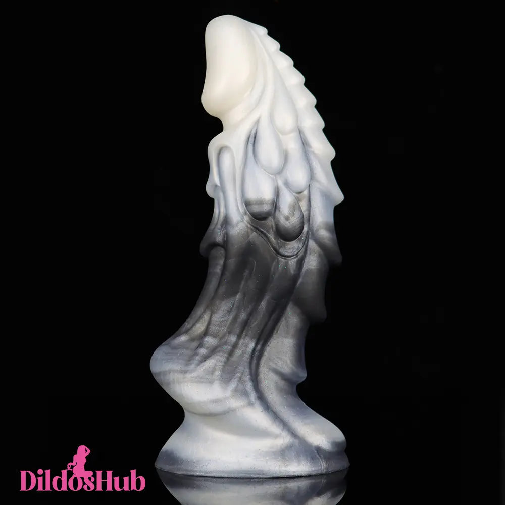 7.4in Soft Silicone Fantasy Dragon Spiked Dildo Female Male Masturbator - Dildos Hub