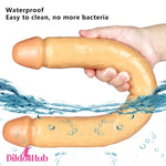 18in Big Long Dual Penetration Dildo For G-Spot Lesbian Stimulation - Dildos Hub