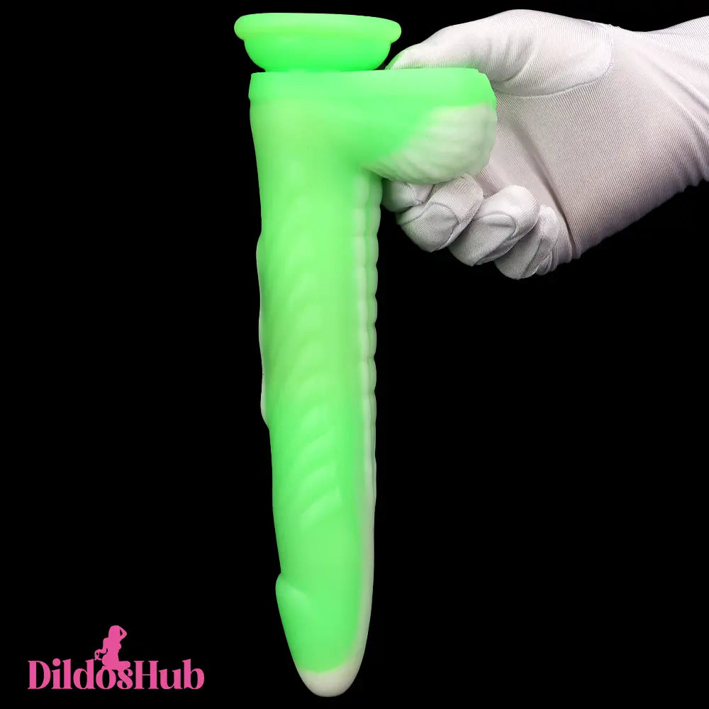 9.84in Big Smart Heating Thrusting Vibrating Remote Automatic Anal Dildo Dildos Hub