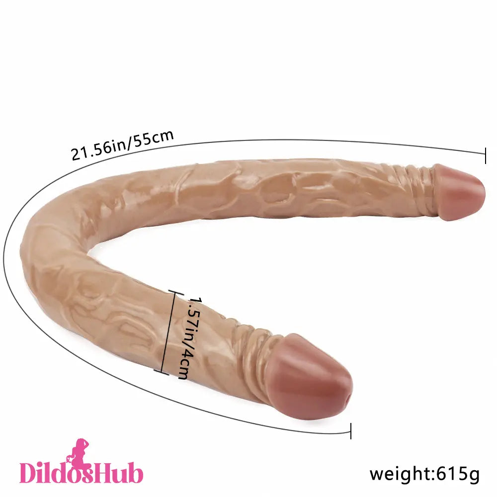21.56in Big Long Dual Penetration Dildo Sex Toy For Women Men Gay - Dildos Hub