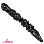 10.43in 12in Big Black Fantasy Spiked Fist Hands Dildo For Vagina Sex - Dildos Hub