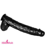 16.53in Big Black Thick Wide Real Long Dildo For G-Spot Stimulation - Dildos Hub