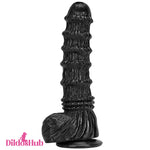 9.25in 9.64in 11.02in Big Black Animal Horse Cock Suction Cup Dildo - Dildos Hub