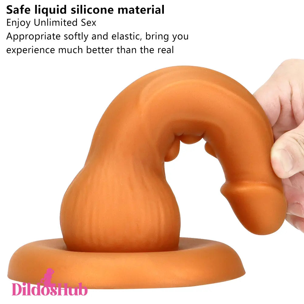 8.66in Spiked Butt Plug Big Silicone Soft Dildo For G-Spot Intense - Dildos Hub