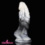 7.4in Soft Silicone Fantasy Dragon Spiked Dildo Female Male Masturbator - Dildos Hub