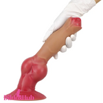 7.48in 9.45in 11.02in 12.99in Soft Skin Silicone Large Dog Knotted Dildo Dildos Hub