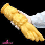 7.87in 10.82in 14in Thick Large Silicone Soft Hands Fist Vagina Male Dildo Dildos Hub