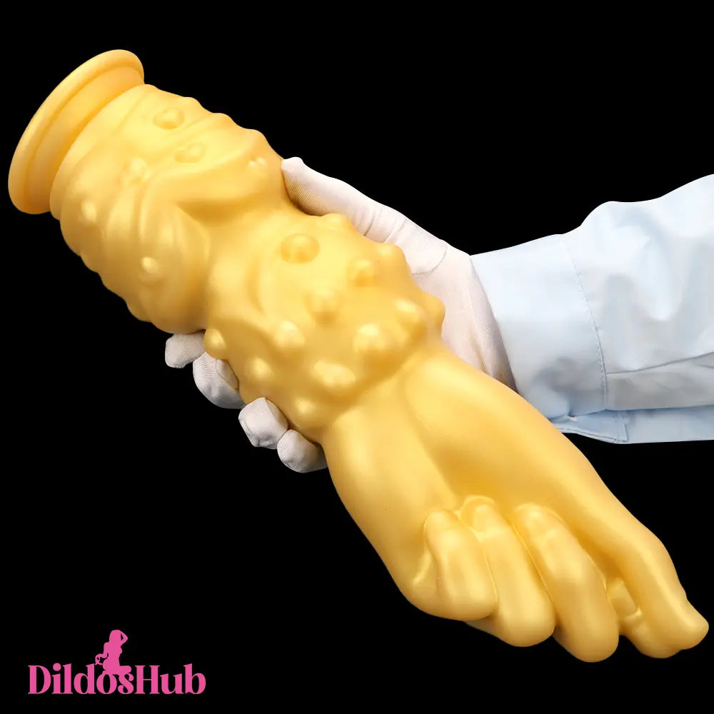 7.87in 10.82in 14in Thick Large Silicone Soft Hands Fist Vagina Male Dildo Dildos Hub