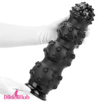 6.7in 9.84in 13.38in Super Black Animal Octopus Thick Adult Butt Plug Dildo Dildos Hub