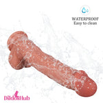 10.04in Skin Feeling Real Soft Dildo Female Adult Toy With Sucker Dildos Hub