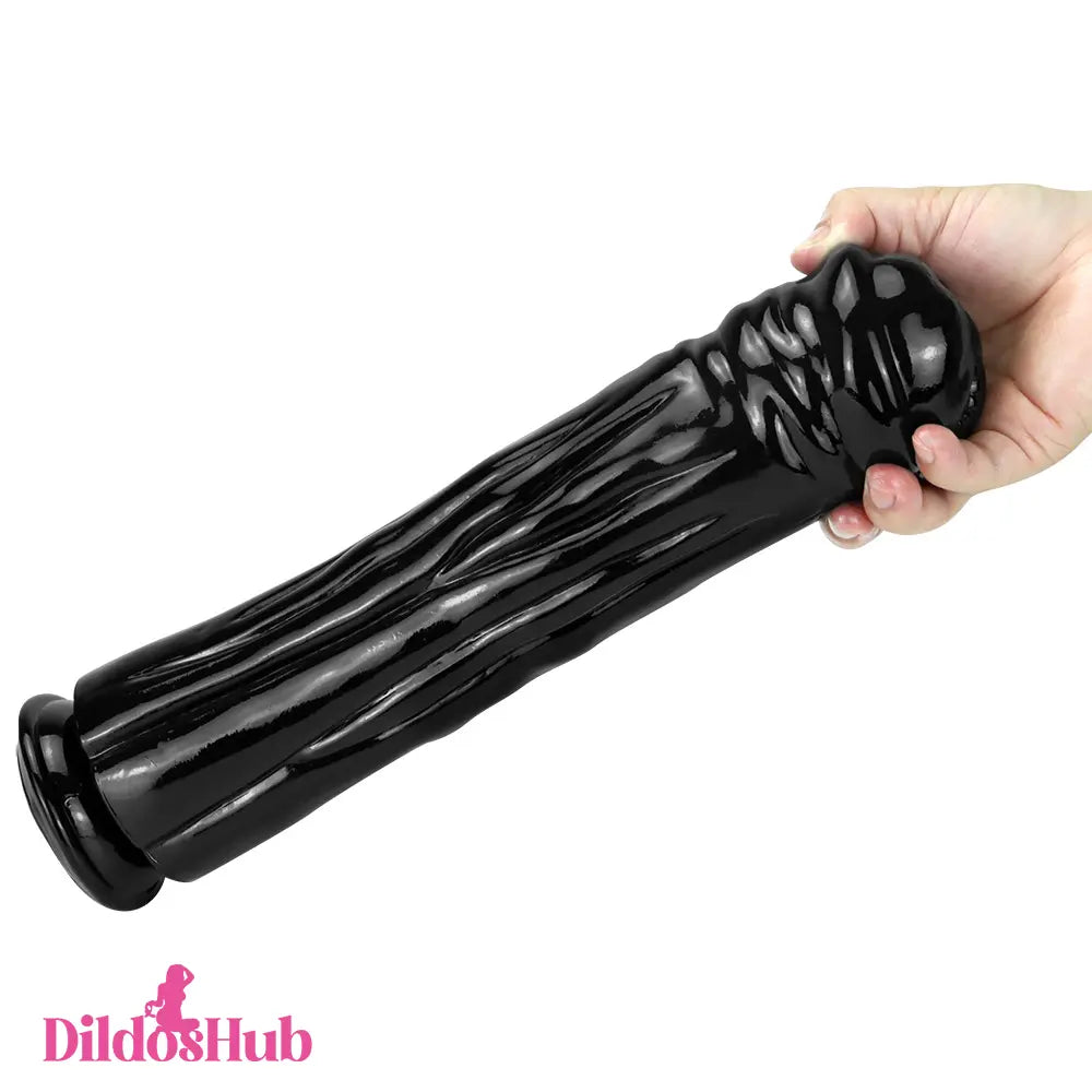 9.84in 12.59in Extreme Big Long Black Horse Animal Dildo For Adults - Dildos Hub