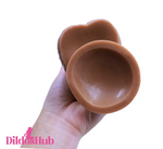 12.4in Long Brown Premium Soft Cock Dildo With Lifelike Glans Veins Dildos Hub