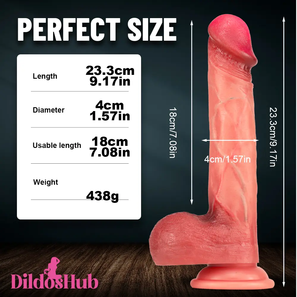 9.17in Super Realistic Huge Dildo Female Masturbator Vagina G-spot - Dildos Hub