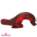 9.05in Large Thick Silicone Soft Mixed Color Dildo For Clitoris Stimulator Dildos Hub