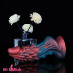 7.4in Soft Silicone Fantasy Dragon Spiked Dildo Female Male Masturbator - Dildos Hub