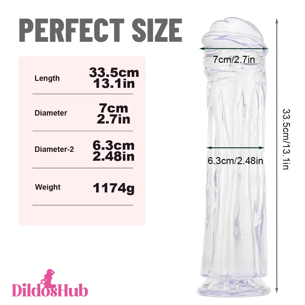 13.1 Animal Horse Big Thick Long Dildo With Suction Cup For Anus Sex - Dildos Hub