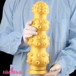 6.7in 9.84in 13.38in Gold Silicone Animal Octopus Big Butt Plug Dildo Dildos Hub