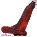 9.05in Large Thick Silicone Soft Mixed Color Dildo For Clitoris Stimulator Dildos Hub