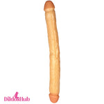 18in Big Long Dual Penetration Dildo For G-Spot Lesbian Stimulation - Dildos Hub
