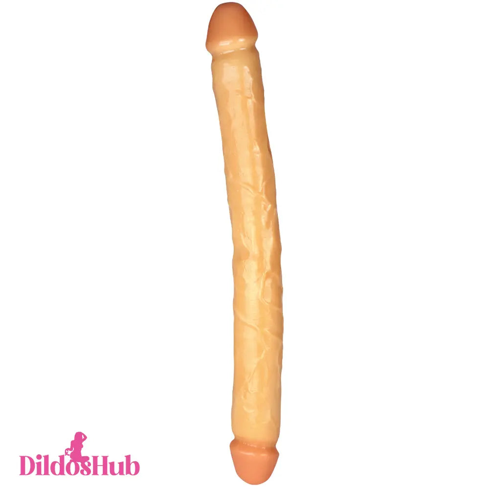 18in Big Long Dual Penetration Dildo For G-Spot Lesbian Stimulation - Dildos Hub