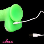 9.84in Big Smart Heating Thrusting Vibrating Remote Automatic Anal Dildo Dildos Hub
