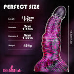7.2in Soft Silicone Fantasy Dildo For Women Men G Spot Sex Masturbator - Dildos Hub